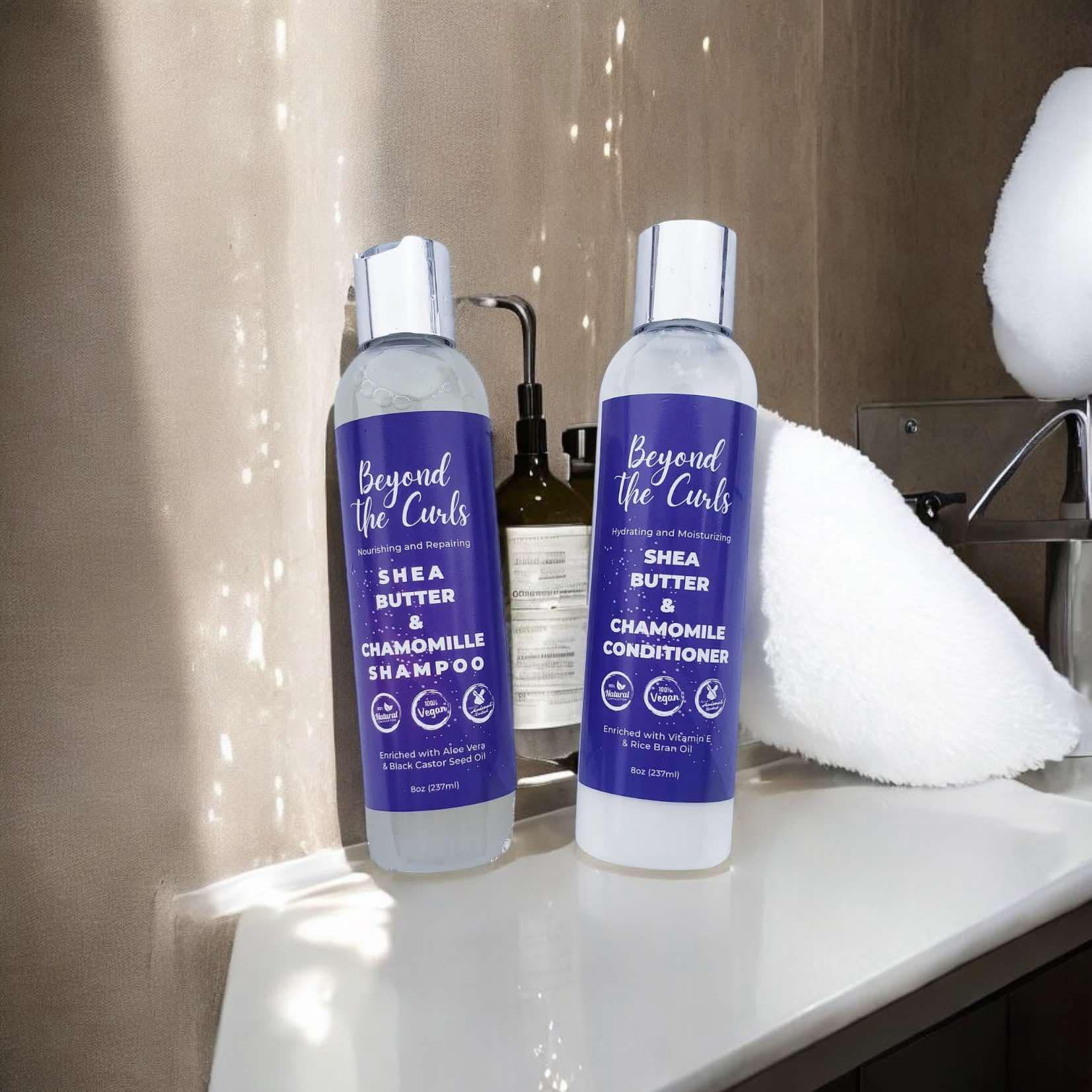Natural Shampoo & Conditioner Duo for Curls | Beyond The Curls