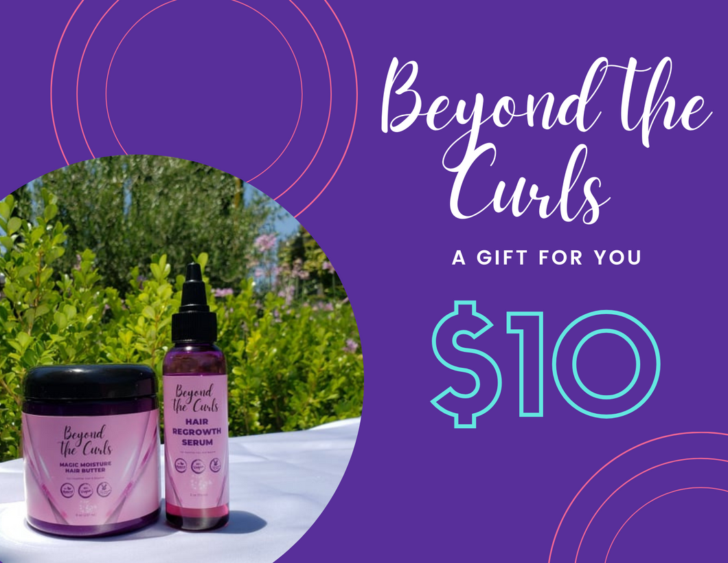 Beyond The Curls Gift Cards $10 -$100 - Beyond The Curls